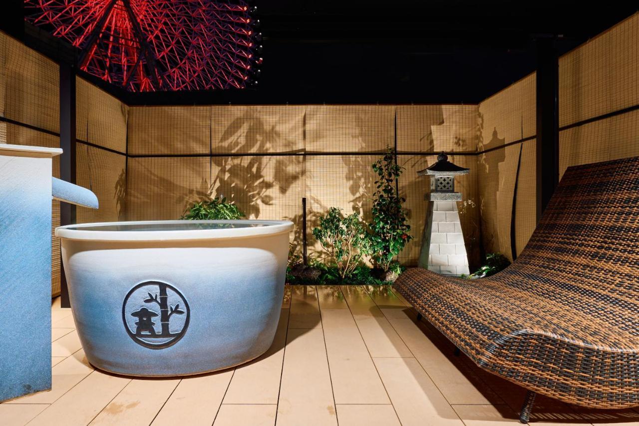 Konjakuso Osaka Tempozan "Ikesu" Projection M Apping Spa Konjakuso Osaka Tempozan "Takadoro" Wheel View ภายนอก รูปภาพ