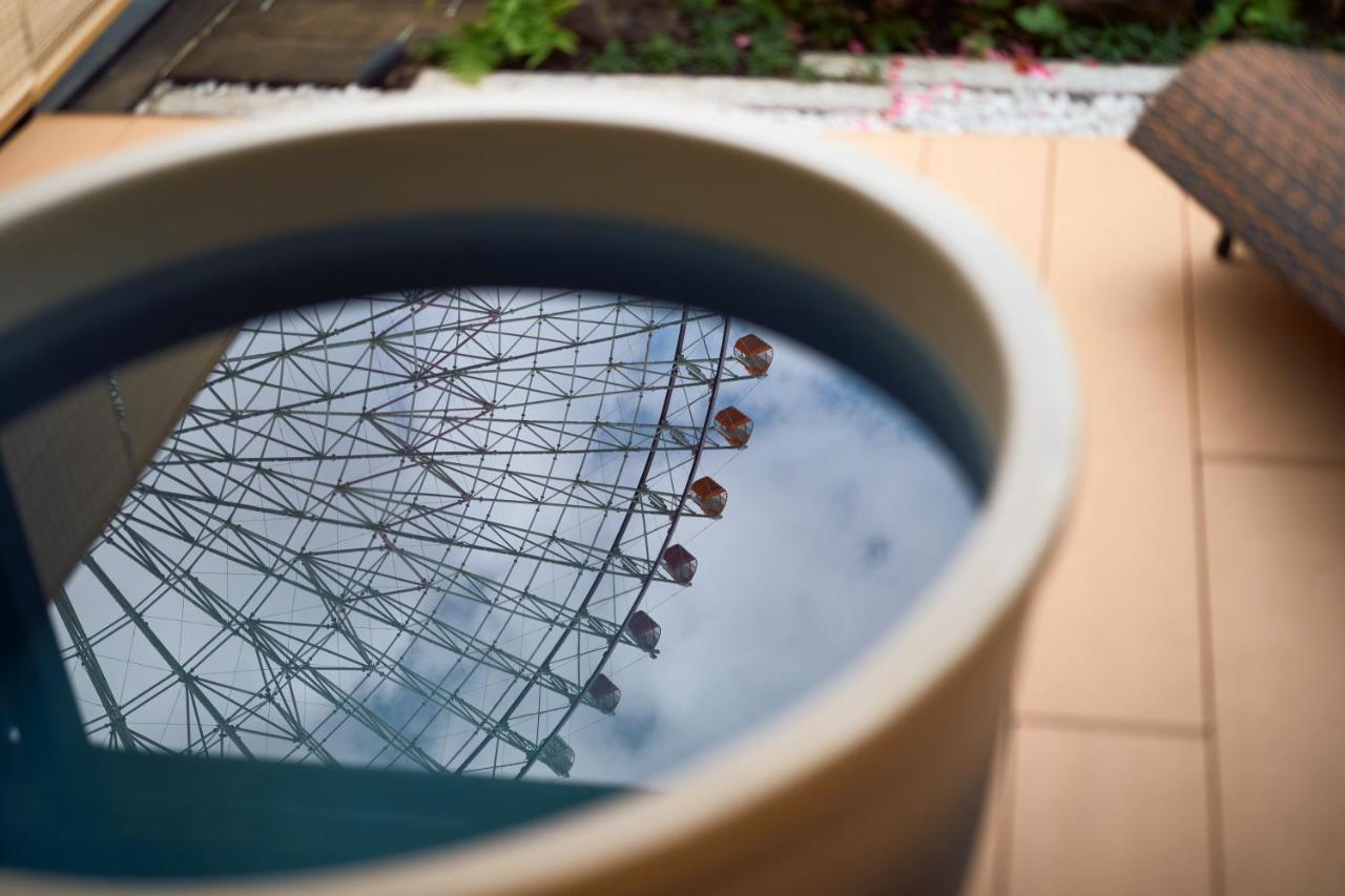 Konjakuso Osaka Tempozan "Ikesu" Projection M Apping Spa Konjakuso Osaka Tempozan "Takadoro" Wheel View ภายนอก รูปภาพ