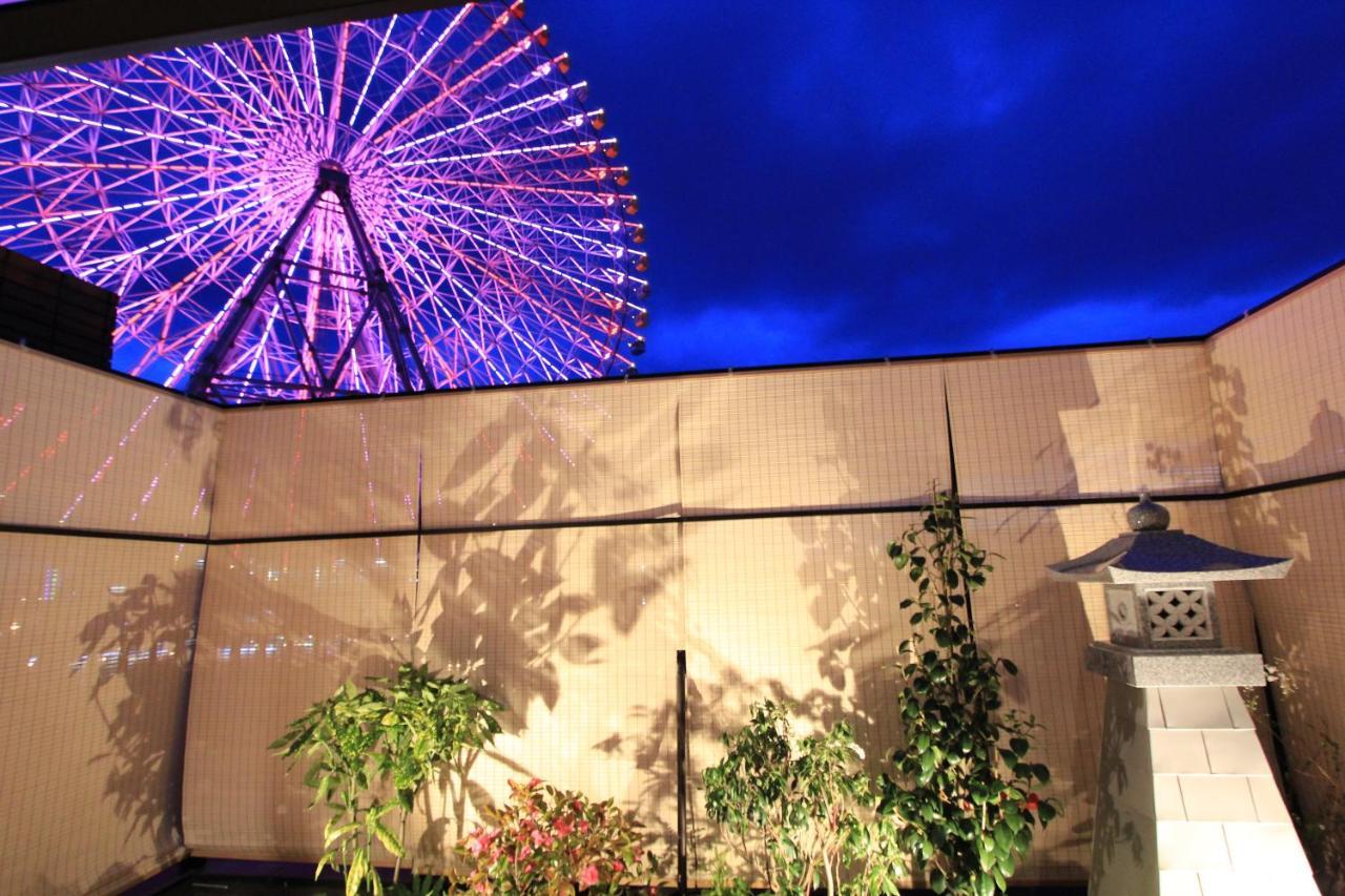 Konjakuso Osaka Tempozan "Ikesu" Projection M Apping Spa Konjakuso Osaka Tempozan "Takadoro" Wheel View ภายนอก รูปภาพ